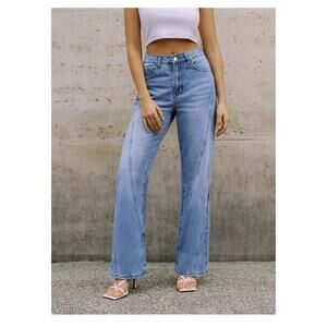 NWT COMMENSE Vintage‎ Denim Straight Leg Jeans Wide Loose Baggy 90s XL